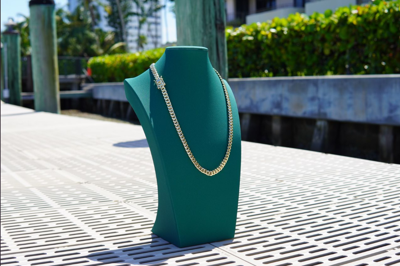 10K Solid Gold Custom Name Necklace