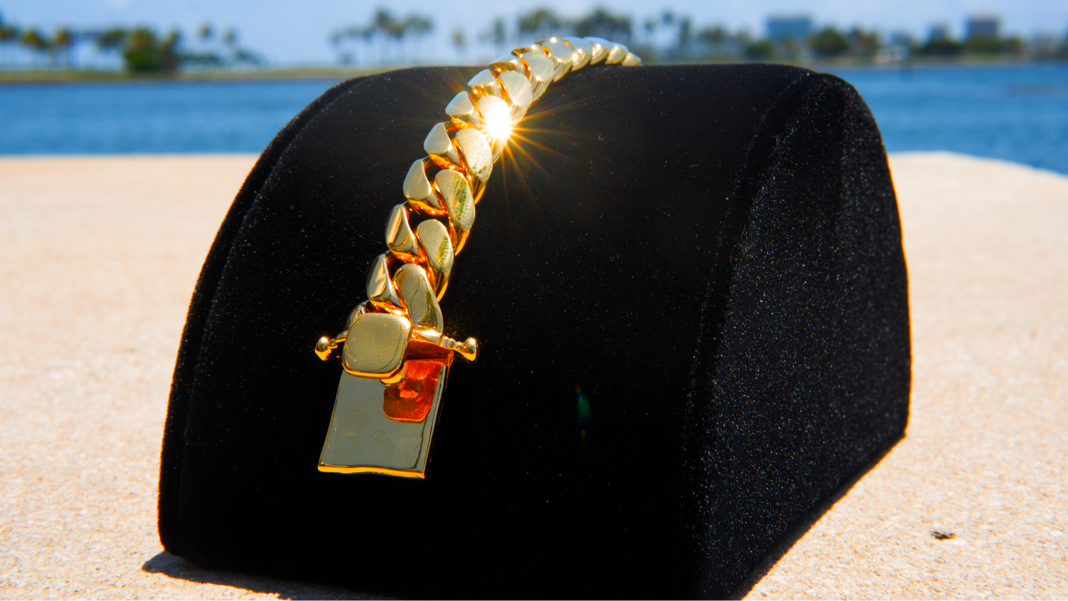 Gold Over Silver Cuban Link Chain (HandMade)