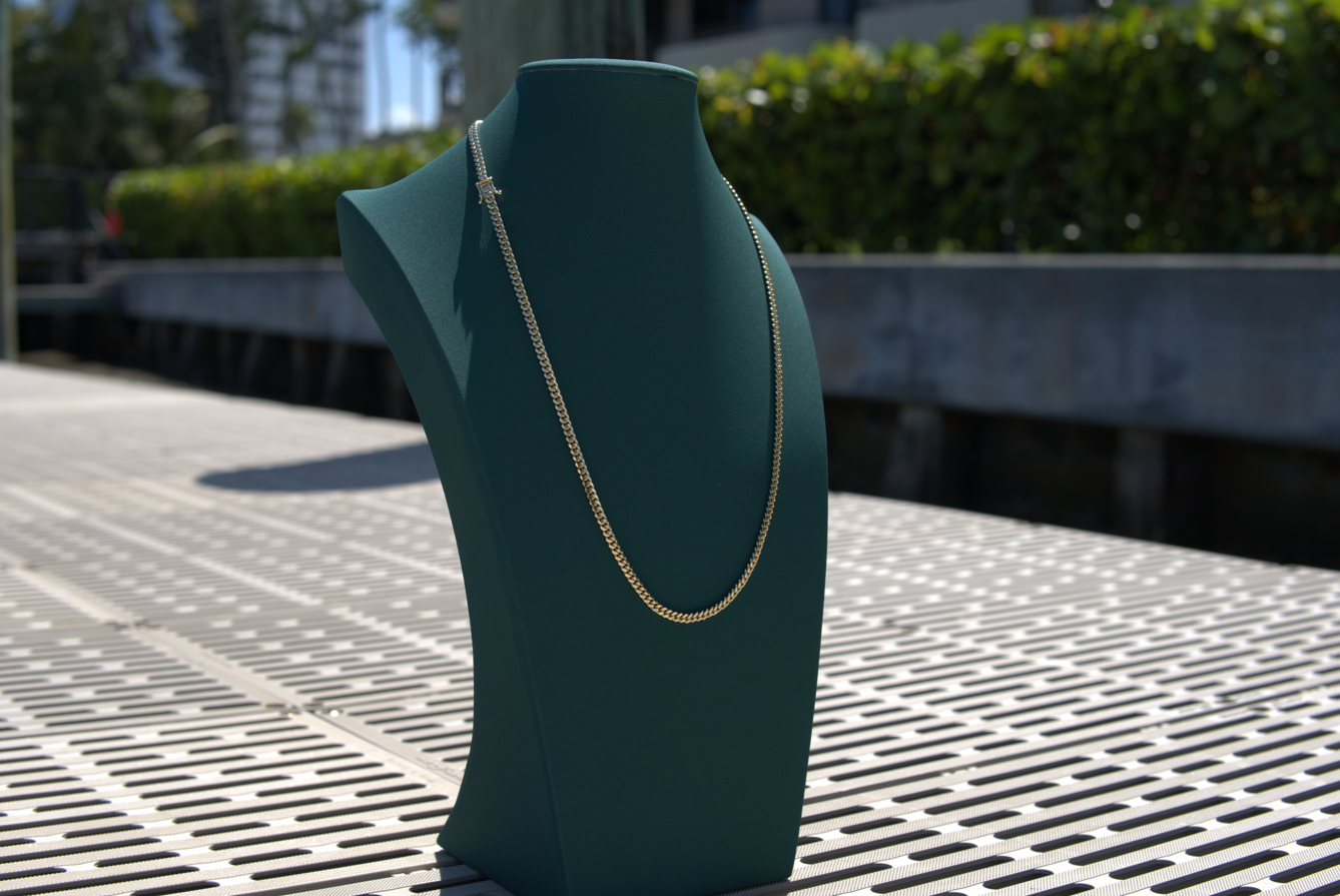 5MM 14KT Gold Over Silver Cuban Link Chain (Machine Made) – Castillo ...