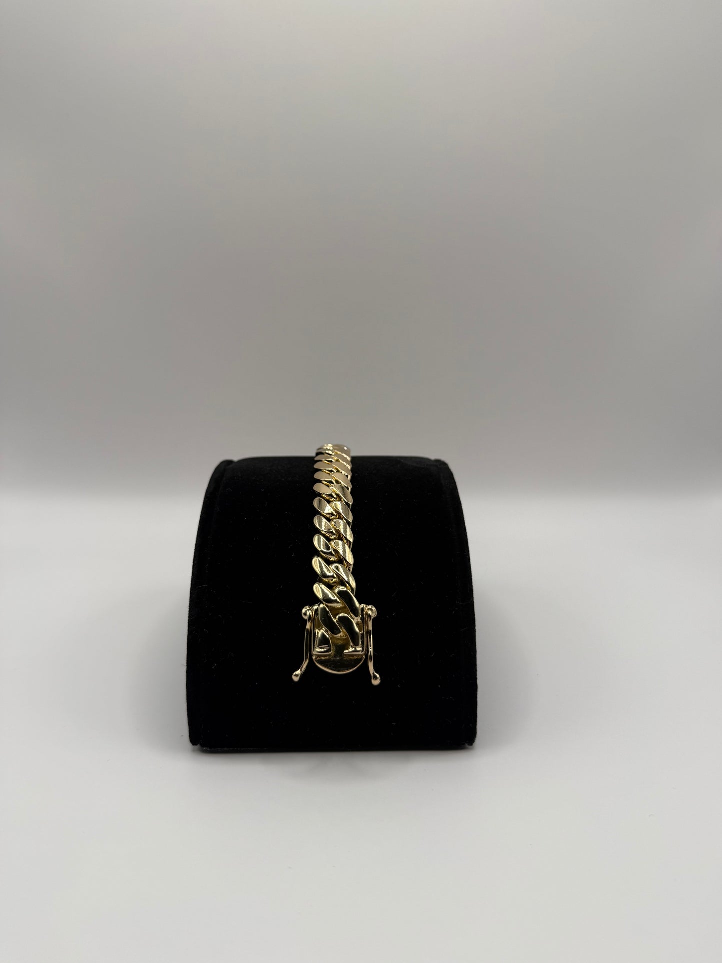 12mm Gold Over Silver Cuban Link Bracelet